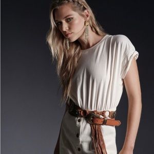 Pilcro Denim Skirt & Knit Tee Twofer Dress